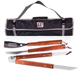 New York Giants 3 Piece BBQ Tool Set and Tote
