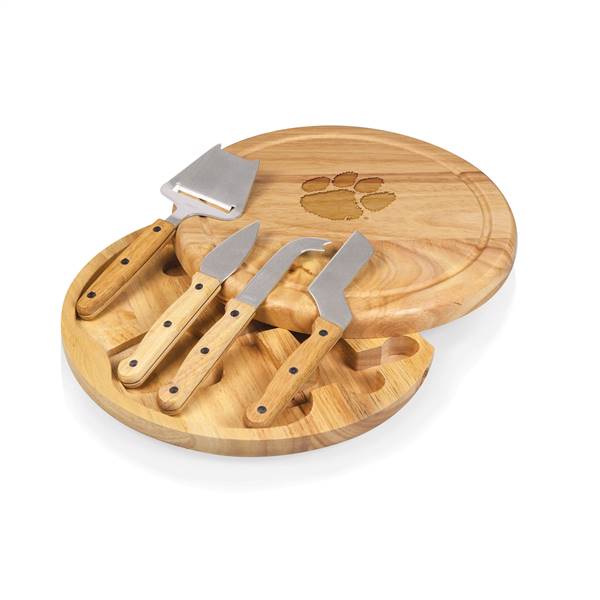 Clemson Tigers Circo Cheese Tools Set and Cutting Board