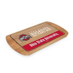 Ohio State Buckeyes Glass Top Serving Tray