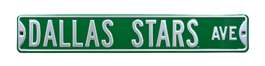 Dallas Stars Steel Street Sign-DALLAS STARS AVE