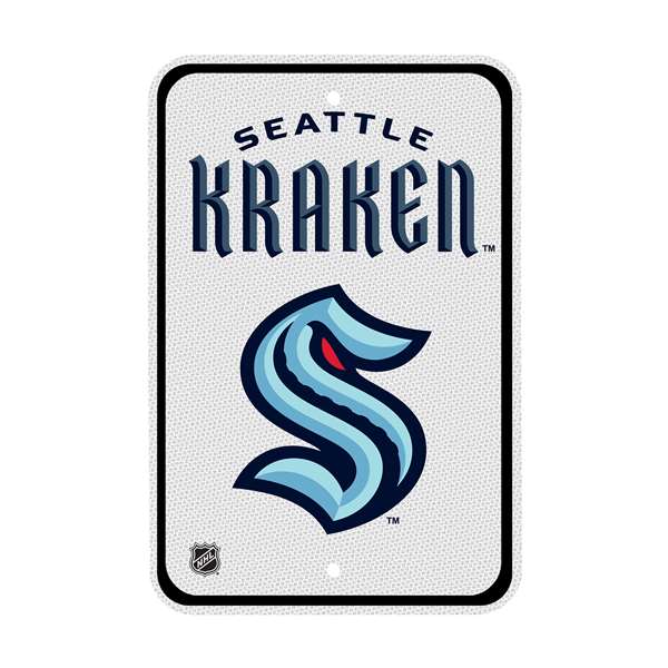 Seattle Kraken Reflective Aluminum Parking Sign