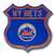 New York Mets Steel Route Sign-Primary Logo
