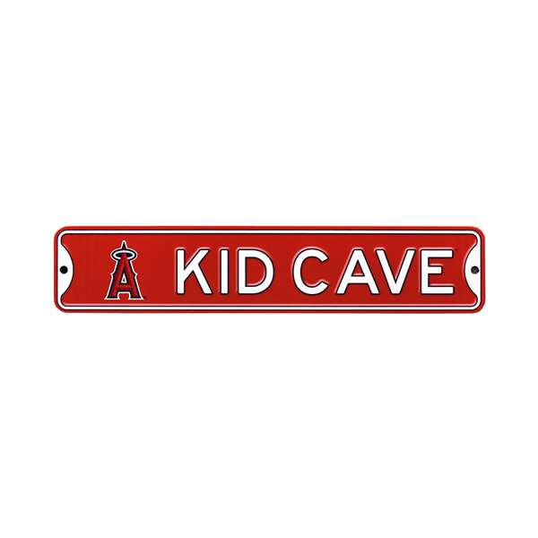 Los Angeles Angels  Steel Kid Cave Sign