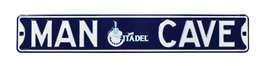 Citadel Steel Street Sign with Logo-MAN CAVE