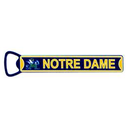 Notre Dame Steel Bottle Opener 7 Inch Magnet