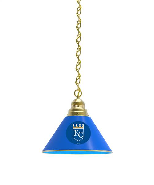 Kansas City Royals Pendant Light with Brass Fixture