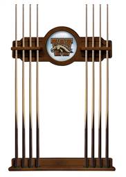 Western Michigan University Solid Wood Cue Rack with a Chardonnay Finish