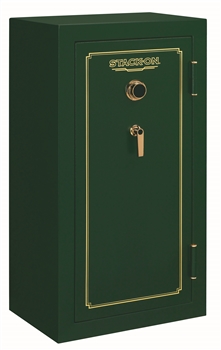 Stack-On FS-24-MG-C 24-Gun Fire Resistant Safe with Combination Lock, Matte Hunter Green