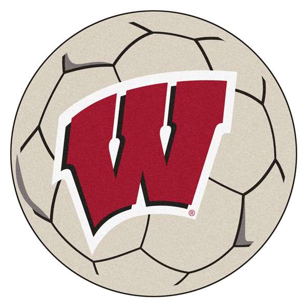University of Wisconsin Badgers Soccer Ball Mat