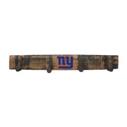 New York Giants Oak Coat Rack