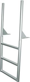 JIF Marine 4-Wide Step Dock Ladder Aluminum Boat - Dock Table