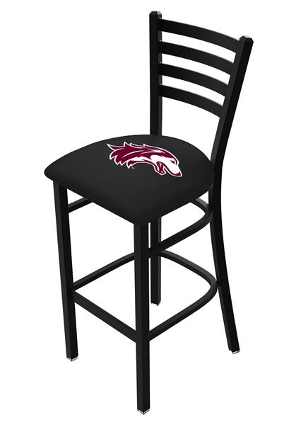 Southern Illinois 25" Stationary Counter Stool with Black Wrinkle Finish  