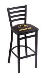 Southern Miss 25" Stationary Counter Stool with Black Wrinkle Finish  
