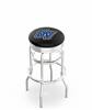  Grand Valley State 25" Double-Ring Swivel Counter Stool with Chrome Finish  