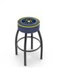  Milwaukee Brewers 25" Swivel Counter Stool with Black Wrinkle Finish   