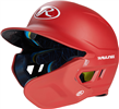 Rawlings MACH One-Tone Matte Helmet w/Adjustable Face Guard - Senior (MA07S) SCARLET Right Hand Batter