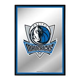Dallas Mavericks: Framed Mirrored Wall Sign