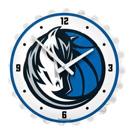 Dallas Mavericks: Bottle Cap Lighted Wall Clock