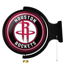 Houston Rockets: Original Round Rotating Lighted Wall Sign