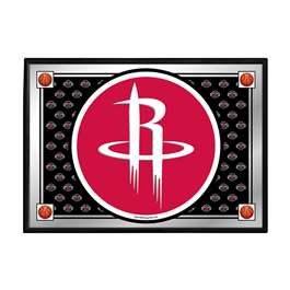 Houston Rockets: Team Spirit - Framed Mirrored Wall Sign