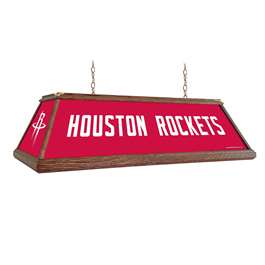 Houston Rockets: Premium Wood Pool Table Light