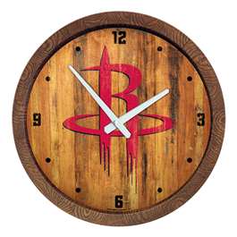 Houston Rockets: "Faux" Barrel Top Clock
