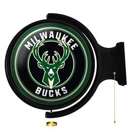 Milwaukee Bucks: Original Round Rotating Lighted Wall Sign