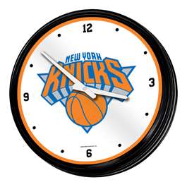 New York Knicks: Retro Lighted Wall Clock