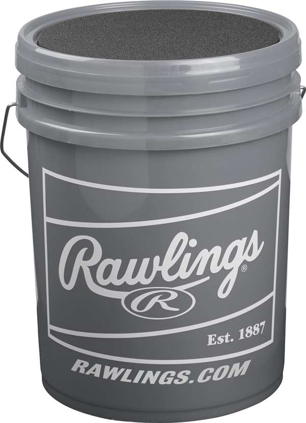 Rawlings 6 Gallon High School Raised Seam Ball/Bucket Combo - Includes 24 R100-UP1 Balls PK