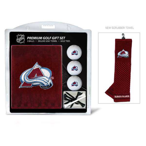 Colorado Avalanche Golf Embroidered Towel Gift Set 13620