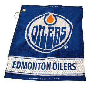 Edmonton Oilers  Jacquard Woven Golf Towel