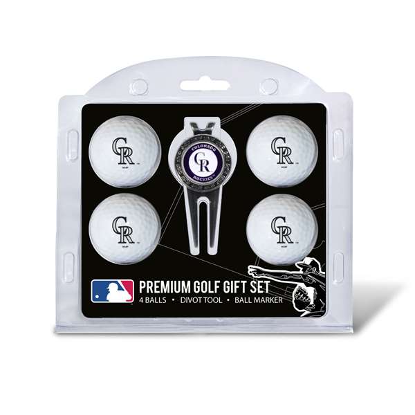 Colorado Rockies Golf 4 Ball Gift Set 95806