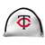 Minnesota Twins Putter Cover - Mallet (White) - Printed Navy
