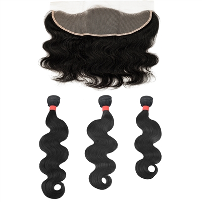 MURI SELECT - 3 Bundle + 13"x4" Lace Frontal (Ear to Ear) Closure - Body Wave