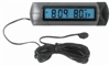 Universal Indoor/Outdoor Clock/Thermometer for Car-Truck-Bike-Scooter etc.