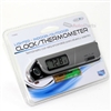 Lighted Indoor/Outdoor Clock/Temperature Display Thermometer for Car-Truck-Bike