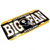 Pittsburgh Steelers Big Fan Plastic Front License Plate Tag Frame for Car-Truck