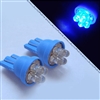 Super Blue T10 4-LED Light Bulbs