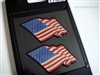 American Flag Domed Emblem Stickers