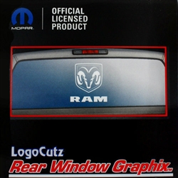 Big Dodge Ram Logo Vinyl Sticker Decal