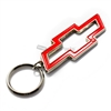 Chevy Red Bowtie Chrome Keychain