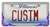 Chrome Butterfly Metal License Plate Tag Frame for Auto-Car-Truck