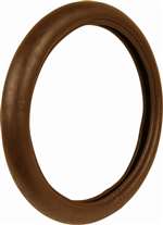 Brown Chocolate Soft Vinyl Leather Steering Wheel Cover for Auto-Car-Truck
