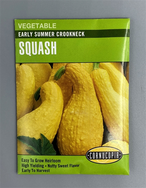 Cornucopia Early Summer Crookneck Squash Seeds