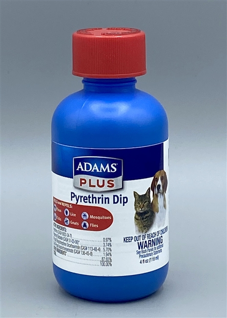Adams Plus Pyrethrin Dip 4 fl oz