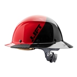 LIFT DAX Fifty/50 Red Full Brim Hard Hat