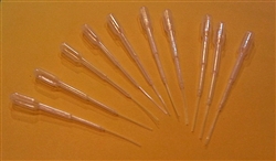 Disposable Pipets 1.0ml capacity 10 pack