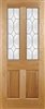 Edwardian Diamond Oak Exterior Door
