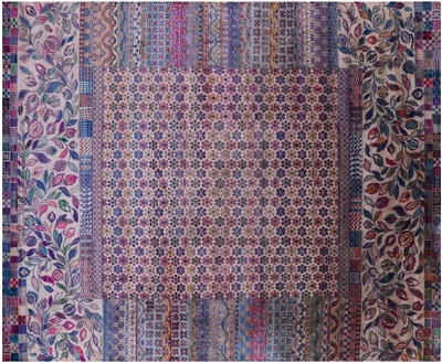 Persian Silk Hand Knotted Rug