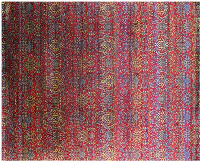 Silk Persian Hand-Knotted Rug